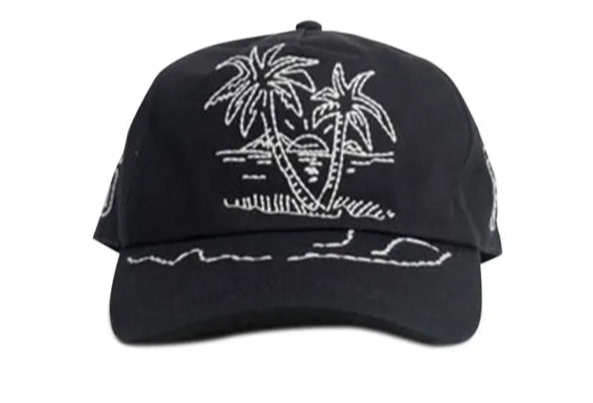 Palm Angels Sunset Palms Cap Black/White
