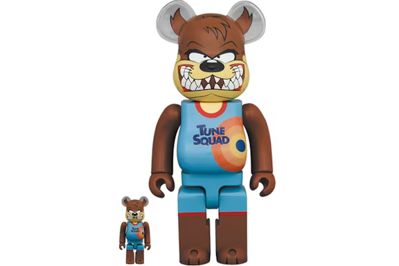 Bearbrick Space Jam: A New Legacy Tasmanian Devil 100% & 400% Set