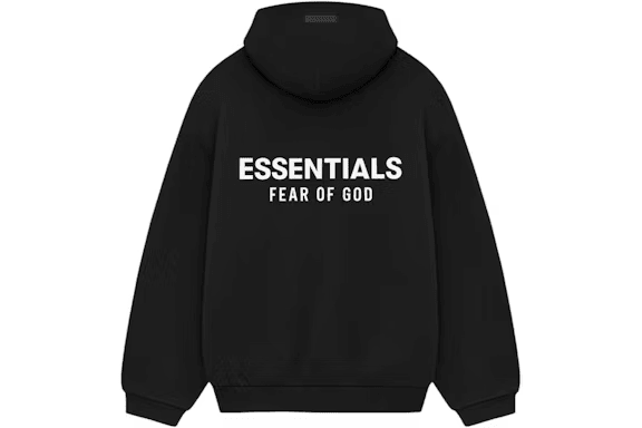 Fear of God Essentials Fleece Hoodie (FW24) Black