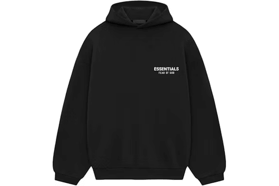 Fear of God Essentials Fleece Hoodie (FW24) Black