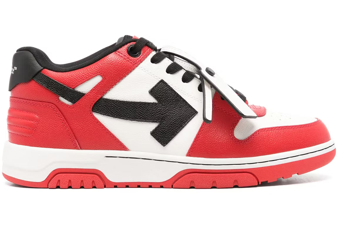 Off White Out of Office Low Red Black White (Red Sole)