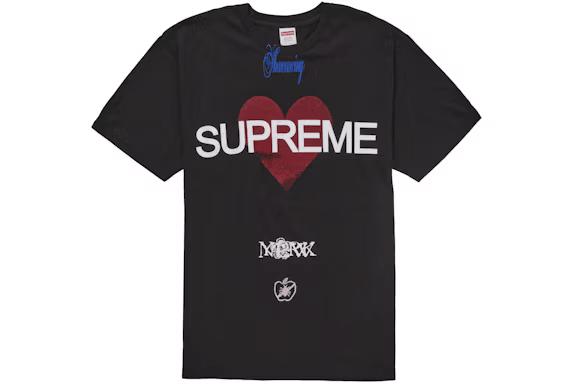 Supreme Announcing Tee Black