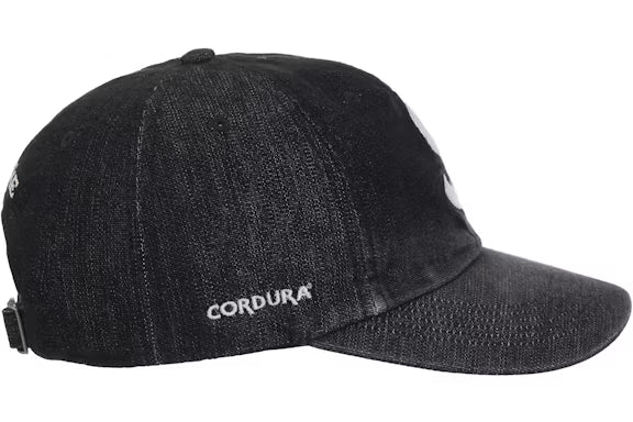 Supreme Cordura Denim S Logo 6-Panel Black