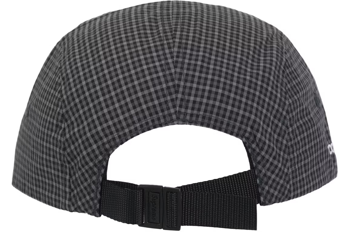 Supreme Cordura Plaid Camp Cap Black