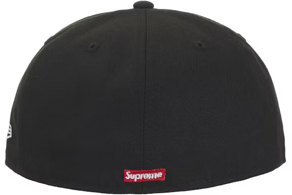 Supreme New Era Reaper S Logo 59Fifty Fitted Hat Black