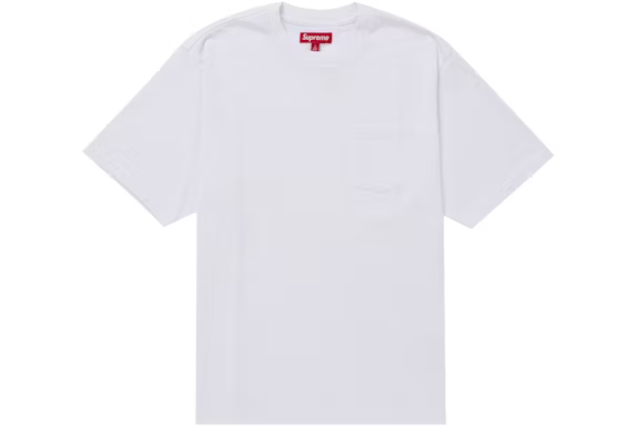 Supreme S/S Pocket Tee White