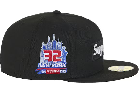Supreme Shop Box Logo New Era 59Fifty Fitted Hat Black