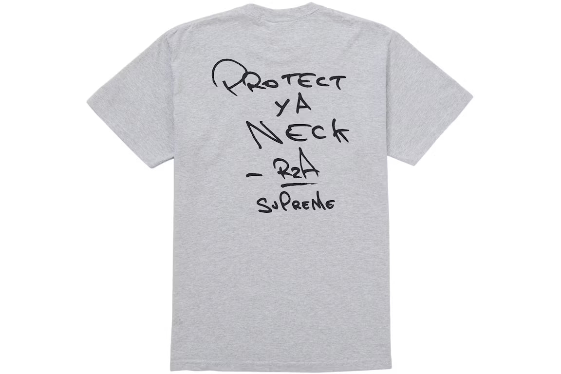 Supreme Wu-Tang Clan RZA Tee Ash Grey