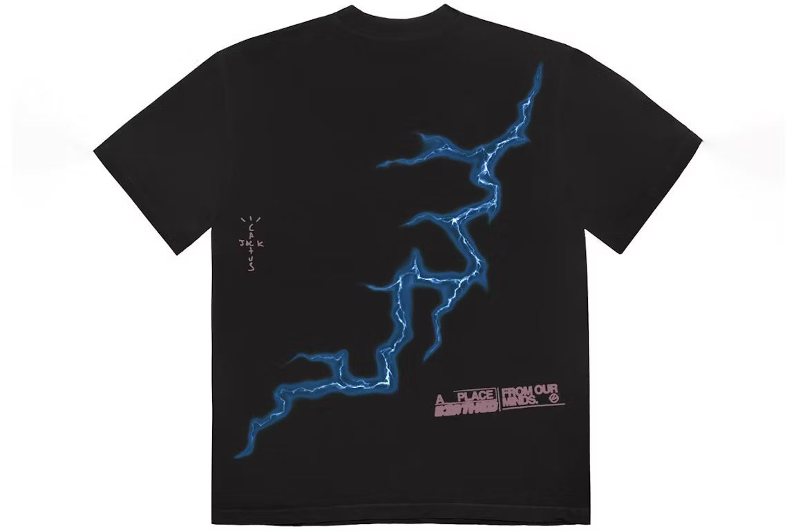 Travis Scott Cactus Jack For Fragment Danger Tee Washed Black