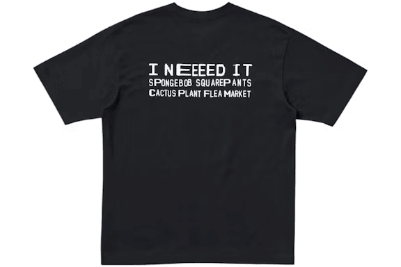 Uniqlo x CPFM Spongebob Squarepants UT Graphic T-Shirt Black