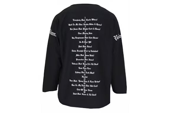 Yeezy Vultures Long T Black