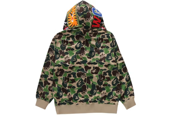 adidas x BAPE Relaxed Fit Track Camo Shark Full Zip Hoodie