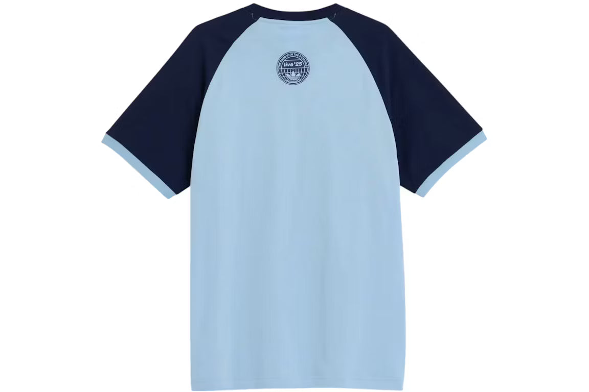 Adidas x Oasis Tour 3-Stripes T-Shirt Clear Sky/Night Indigo