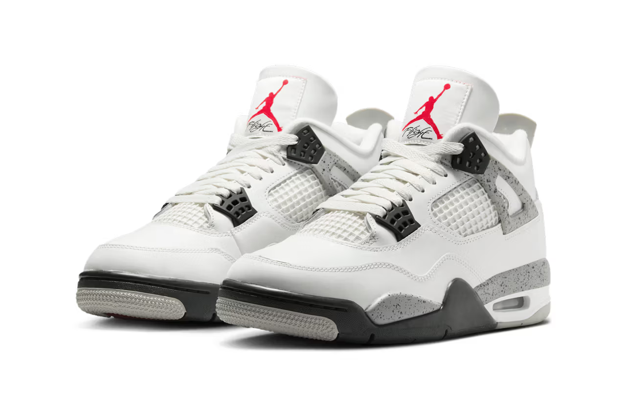 Jordan 4 White Cement