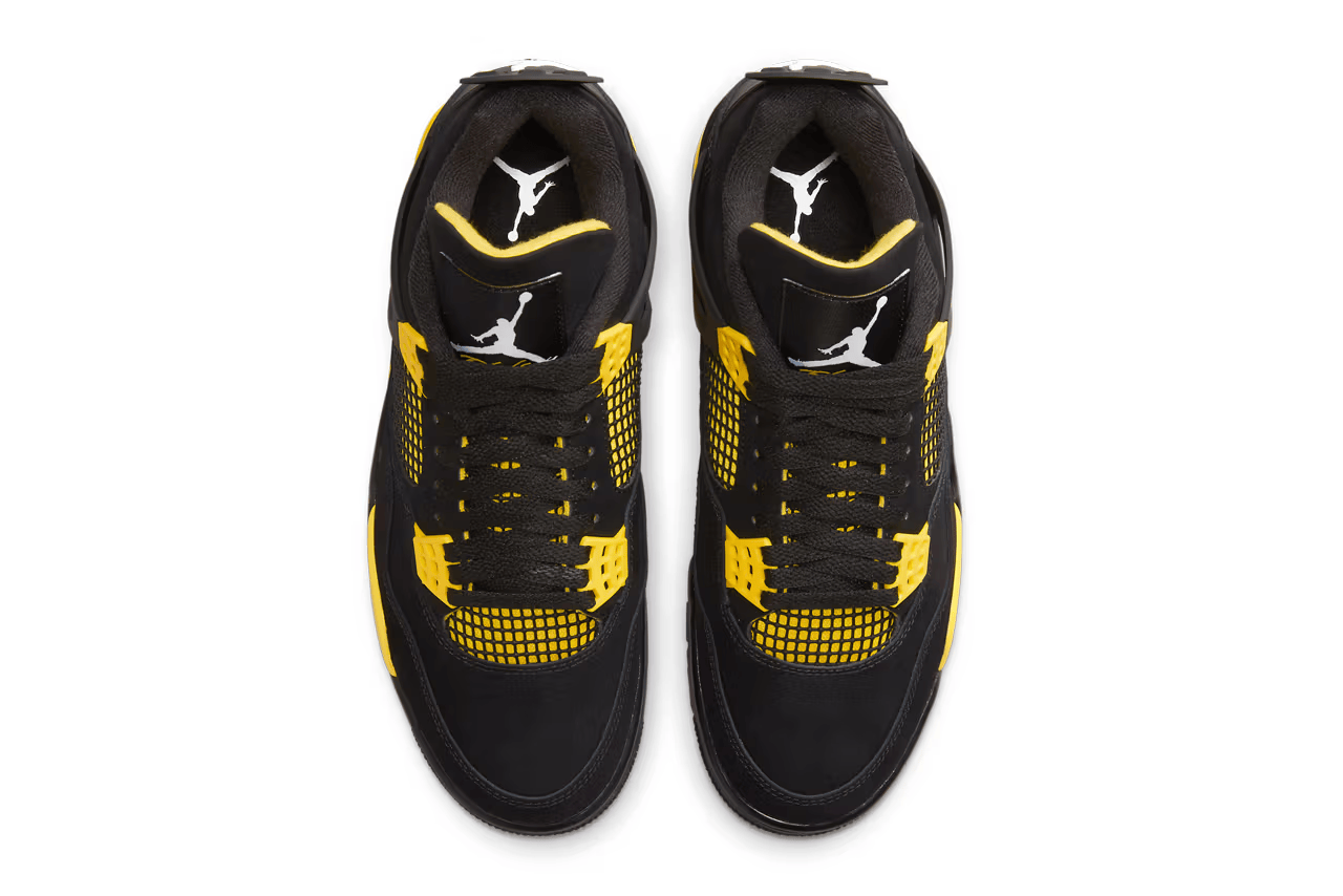 Jordan 4 Thunder Yellow