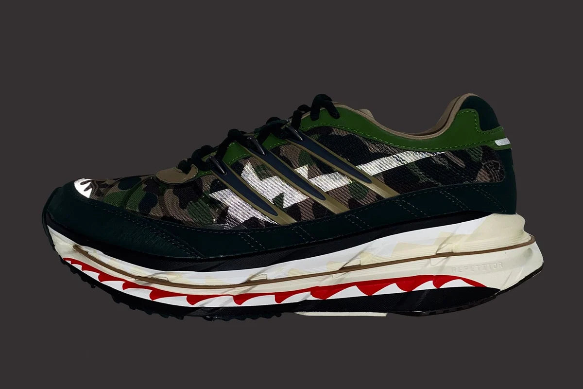 Adidas Adistar HRMY BAPE Green Camo
