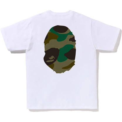 Bape Giant 1st Camo Big Ape Head Tee White/Green