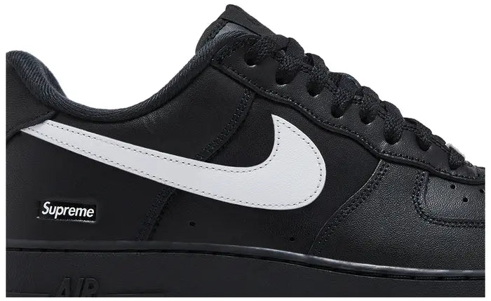 Air Force 1 Supreme Black White