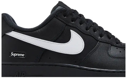 Air Force 1 Supreme Black White