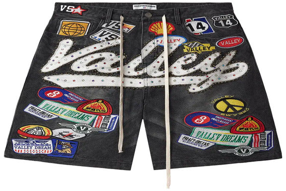 Vale Forever 1980s Jorts Black
