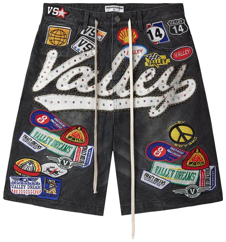 Vale Forever 1980s Jorts Black