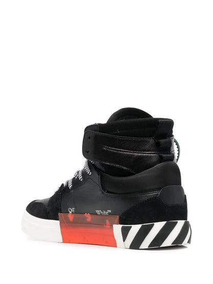 Off White Vulc High Black White