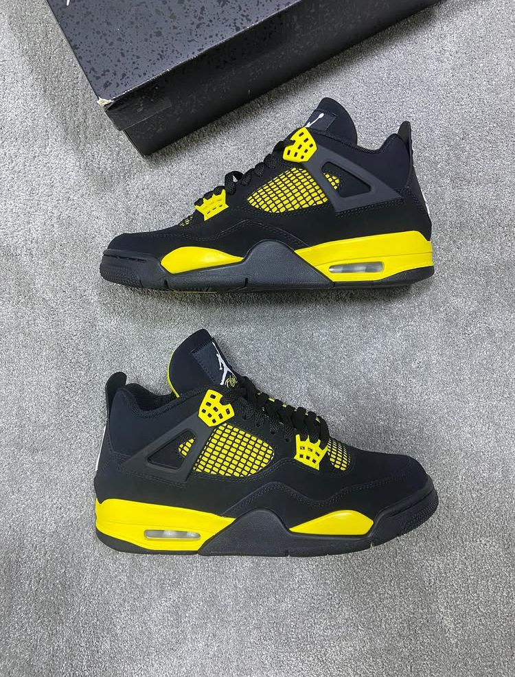 Jordan 4 Retro Yellow Thunder