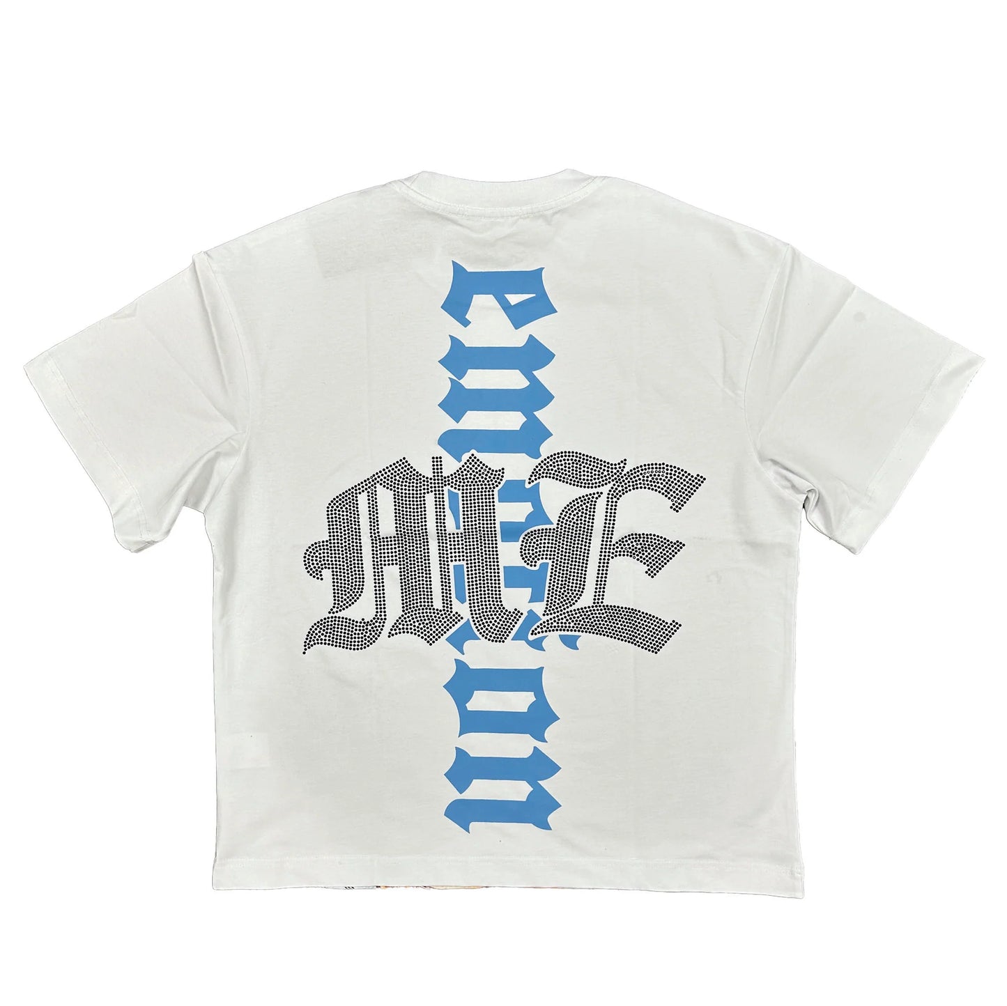 Mixed Emotion White Angel Rhinestone Tee