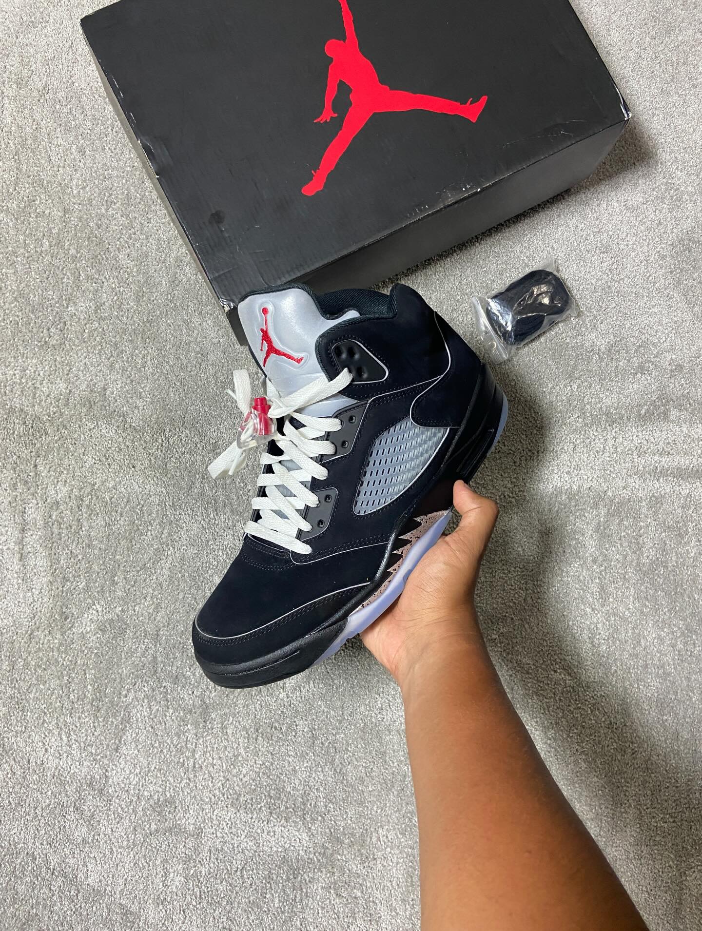 Jordan 5 Retro Black Metallic