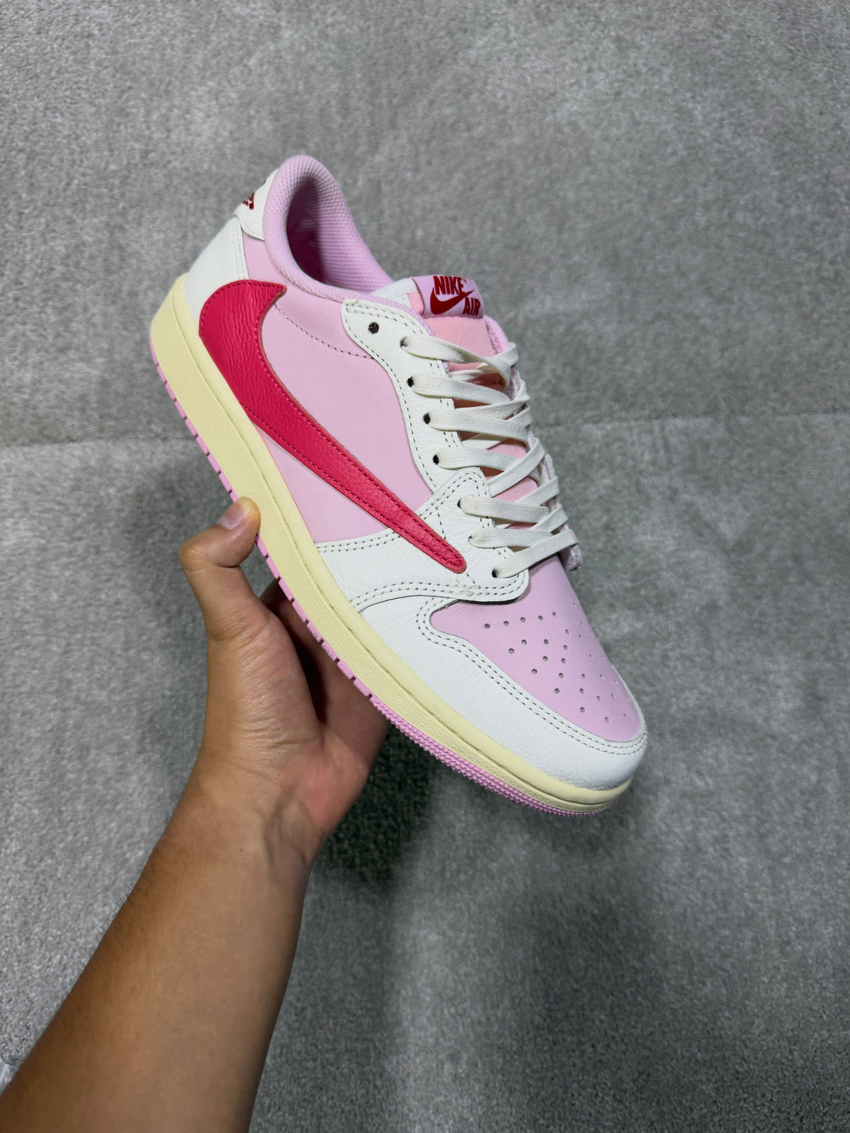 Jordan 1 Low Travis Scott Sail Tropical Pink