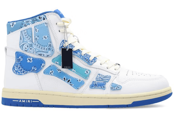Skel Top Hi Bandana White Blue