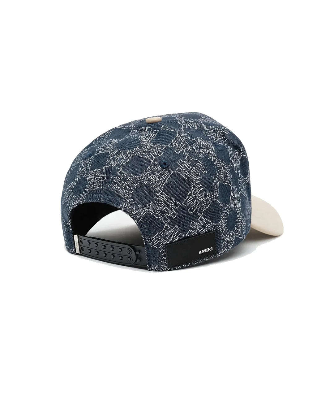 Amiri Ma Leather Brim Denim Hat Indigo