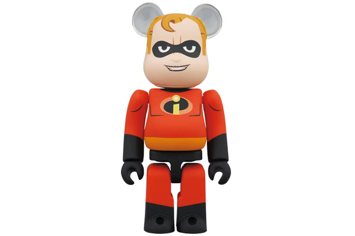 Bearbrick Disney Pixar Mr. Incredible 100% & 400% Set