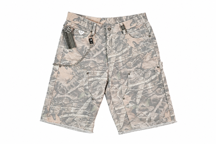 Watson Camo Denim Carpenter Shorts Camo
