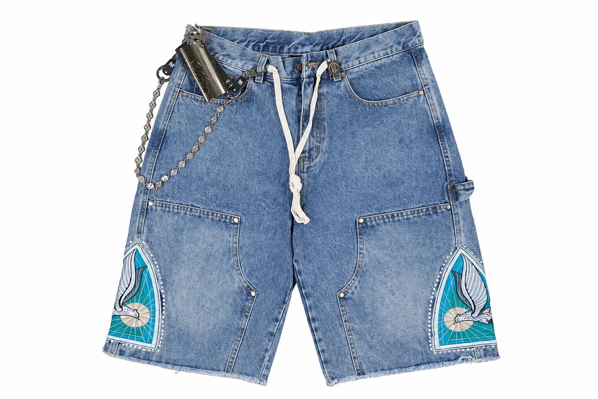 Watson Dove Denim Shorts Light Blue