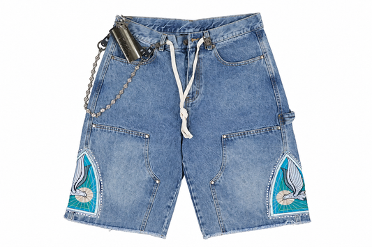 Watson Dove Denim Shorts Light Blue