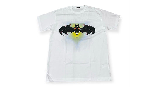 Kith x Batman and Robin Logo Vintage Tee White