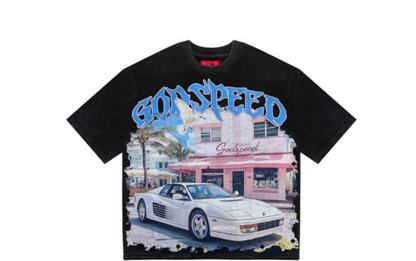Godspeed "Miami Rarri" Tee - Black