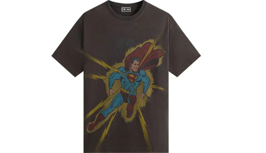 Kith x Superman Lightning Bolt Tee Black