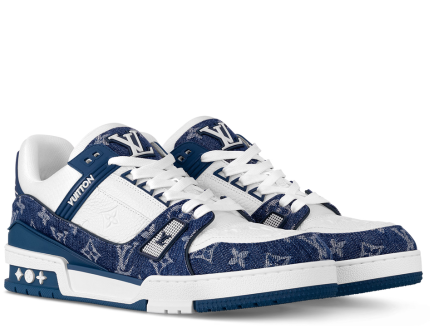 Louis Vuitton Trainer Denim Blue