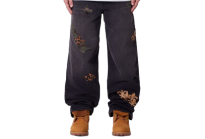 Mnml Ultra Baggy Fleur Denim Black