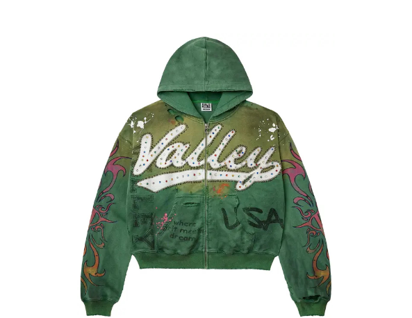 Vale Forever Inferno Zip Up 'Green'