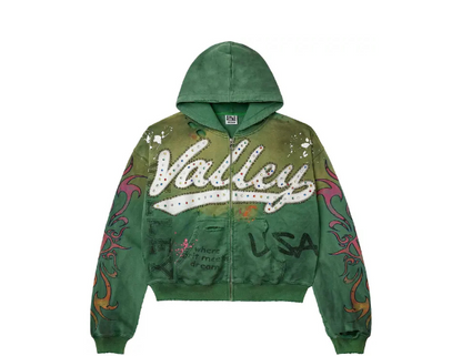 Vale Forever Inferno Zip Up 'Green'