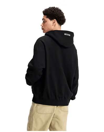 Fear of God Essentials Pullover Hoodie Applique Logo Black