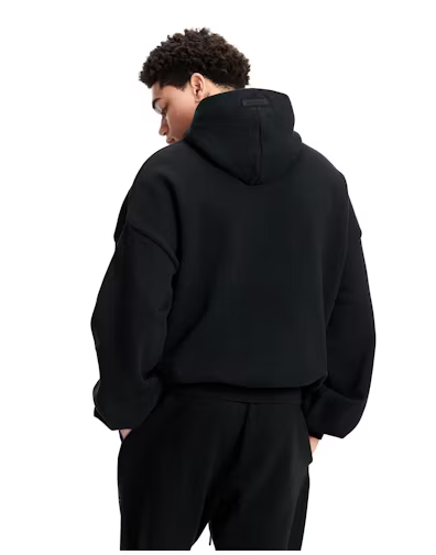 Fear of God Essentials Arch Logo Hoodie Jet Black