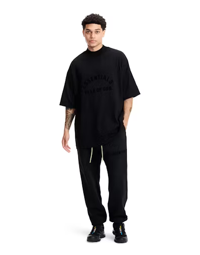 Fear of God Essentials Arch Logo Tee Jet Black