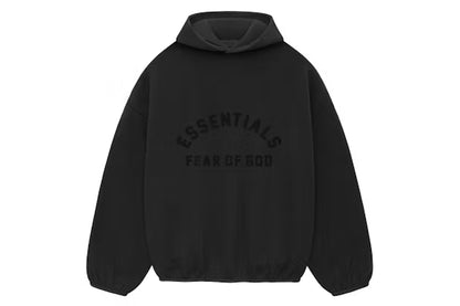 Fear of God Essentials Nylon Fleece Hoodie Black