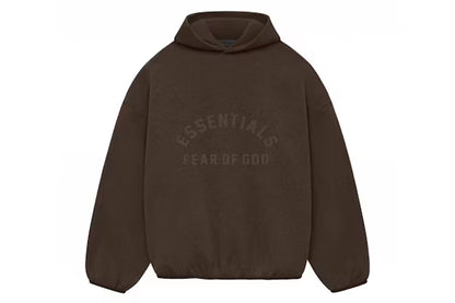Fear of God Essentials Nylon Fleece Hoodie Heather Wood