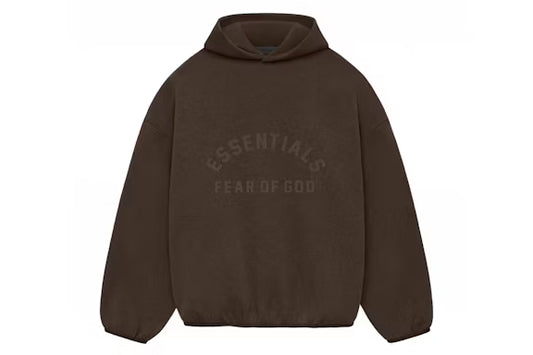 Fear of God Essentials Nylon Fleece Hoodie Heather Wood