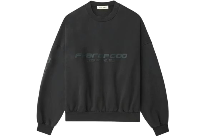 Fear of God Essentials Cropped Relaxed Sweatshirt Vintage Black